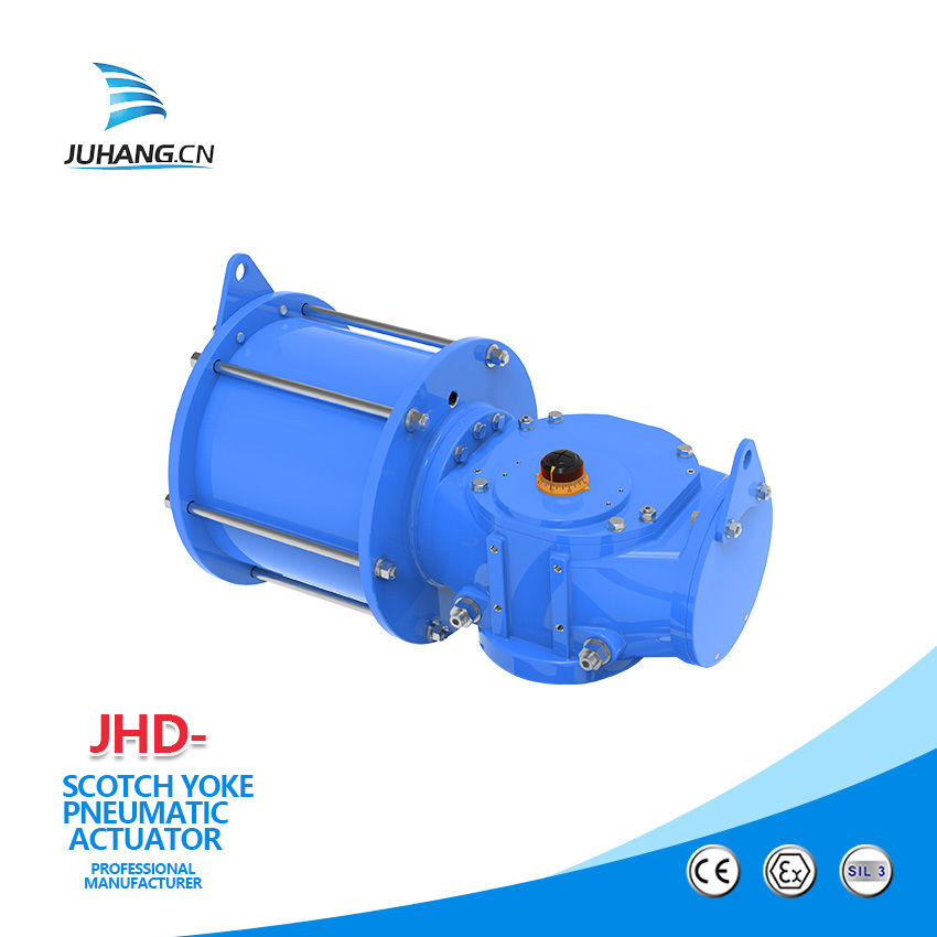 Het werkingsprincipe van een pneumatische actuator wordt in detail geïntroduceerd