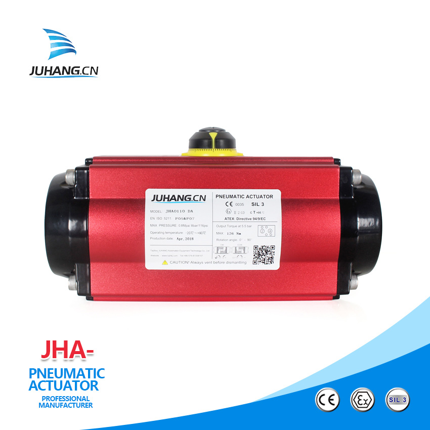 Pneumatische actuator op hoge temperatuur: